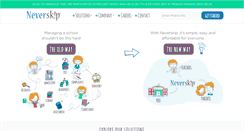 Desktop Screenshot of neverskip.com